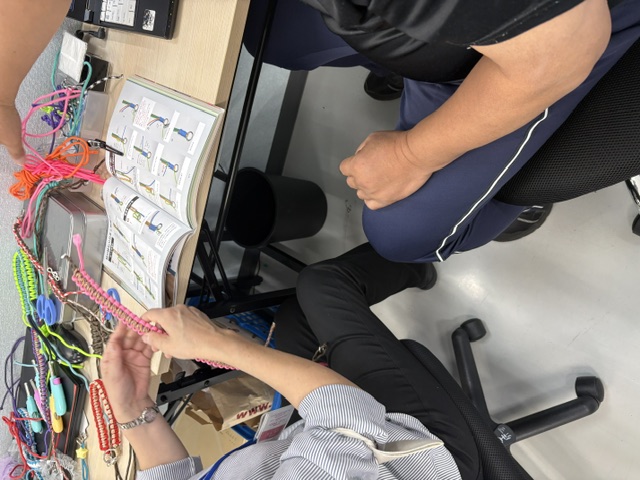 ハンドクラフトの様子